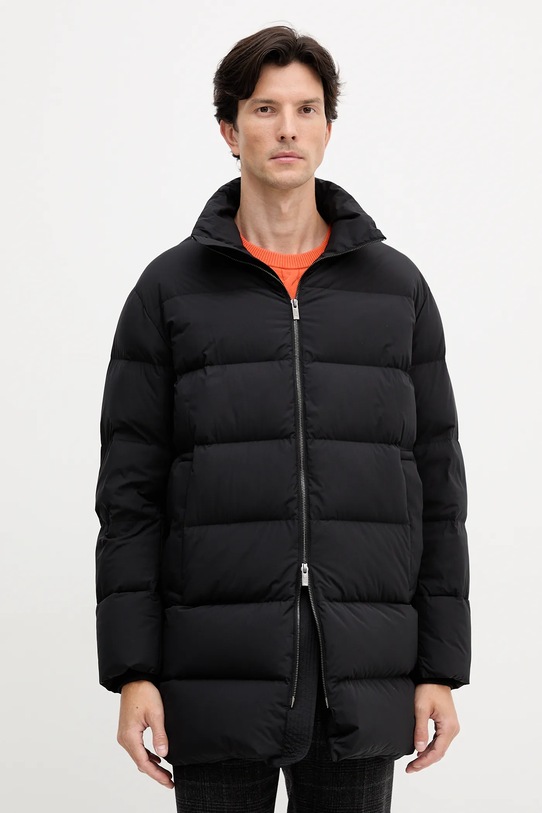 Emporio Armani kurtka puchowa bez kaptura czarny 8N1LA5.1NLRZ