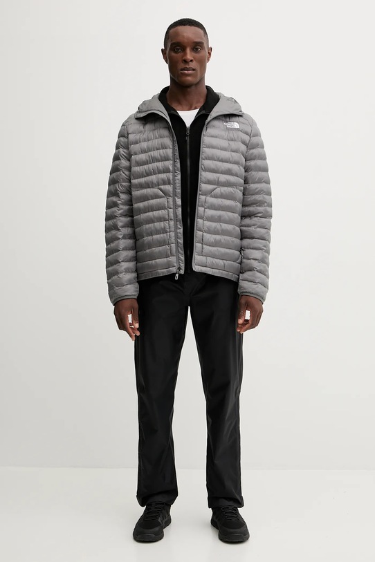 The North Face kurtka Huila NF0A85A30UZ1 szary AW25