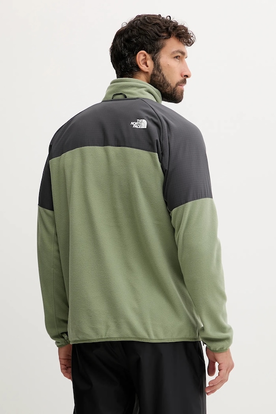 Odzież The North Face bluza polarowa Glacier Heavyweight NF0A89JGDKI1 zielony