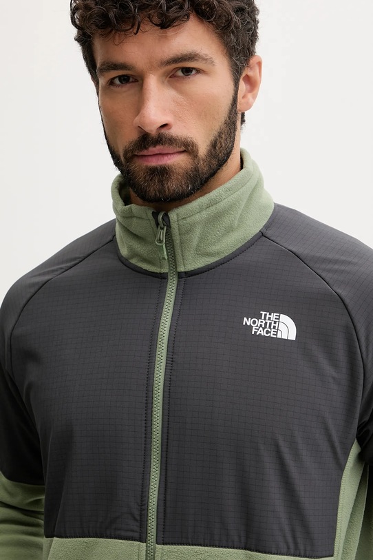 The North Face felpa in pile Glacier Heavyweight verde NF0A89JGDKI1