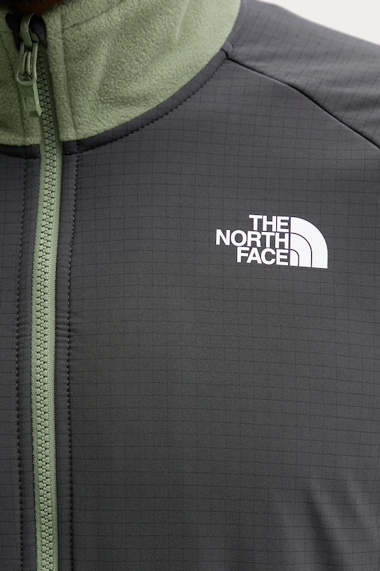 The North Face bluza polarowa Glacier Heavyweight NF0A89JGDKI1 zielony