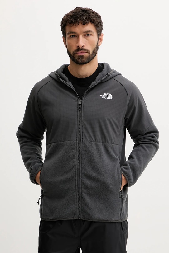 The North Face felpa in pile Glacier Heavyweight senza nero NF0A89JJU8M1