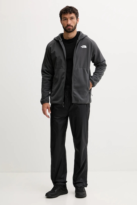 The North Face bluza polarowa Glacier Heavyweight NF0A89JJU8M1 czarny AW25
