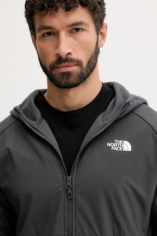 The North Face bluza polarowa Glacier Heavyweight czarny NF0A89JJU8M1