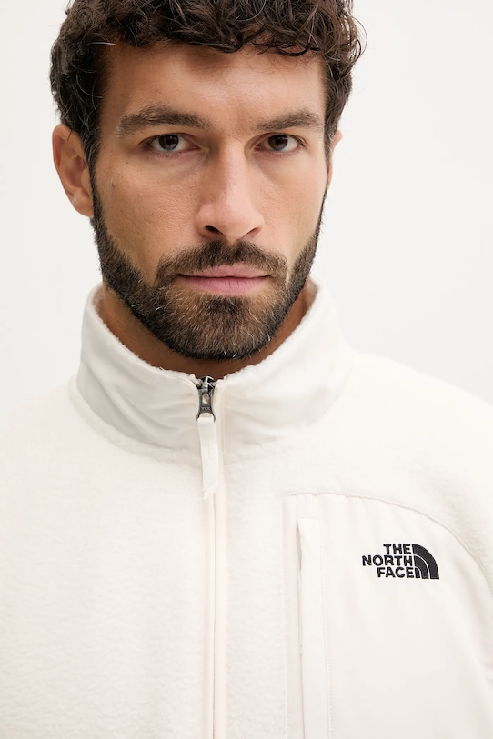 Fleecová mikina The North Face béžová NF0A8FKPQLI1