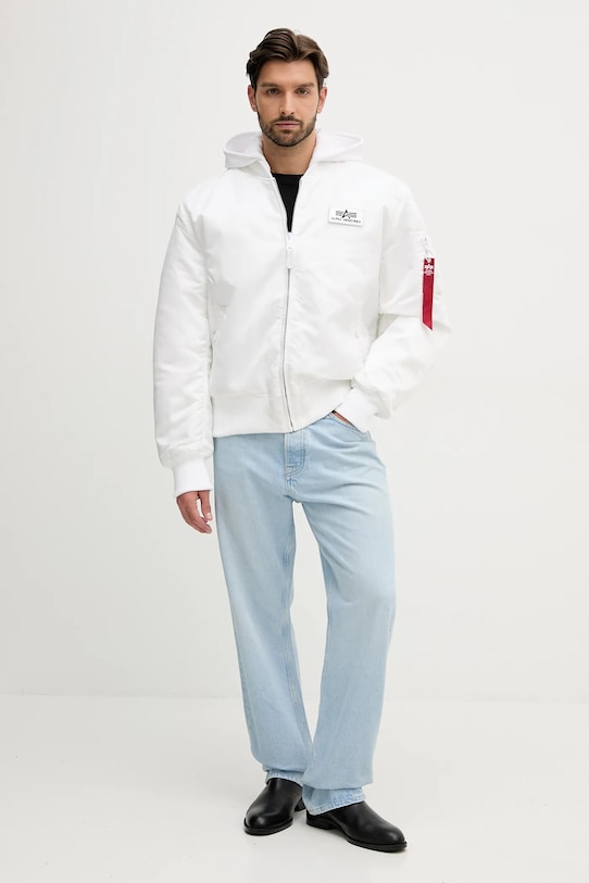 Alpha Industries geacă de puf 128113.92 alb AW25