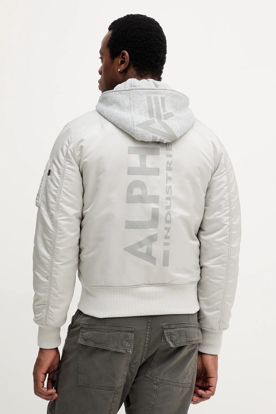 Odzież Alpha Industries kurtka bomber 128113.666 szary