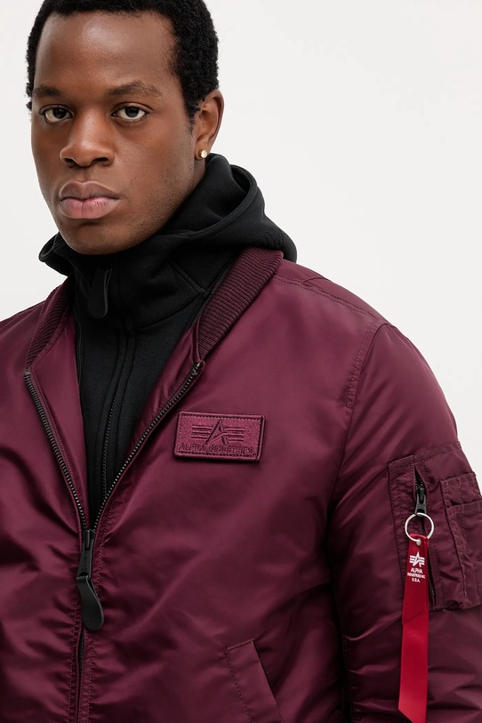 Alpha Industries kurtka bomber 183110.608 bordowy