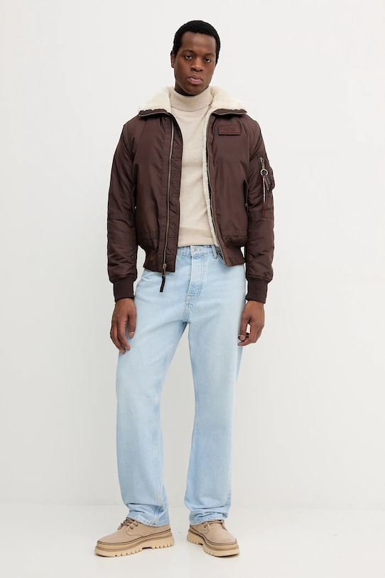 Яке Alpha Industries 198122.696 кафяв AW25
