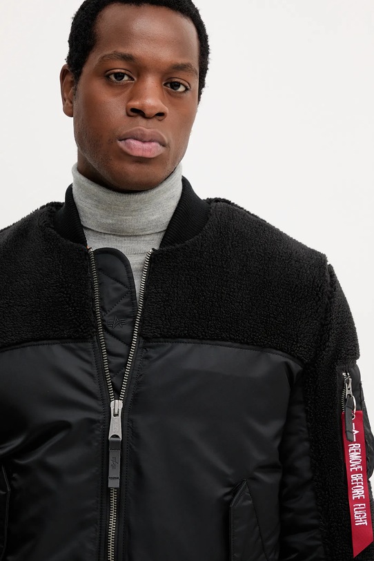 Alpha Industries kurtka bomber czarny 258118.03