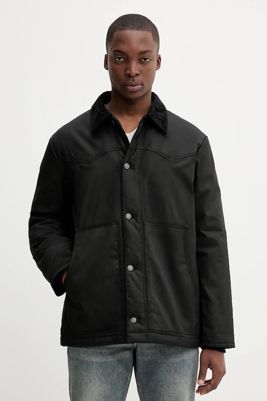 Bavlněná bunda ZADIG&VOLTAIRE s podšívkou černá WMOW01406