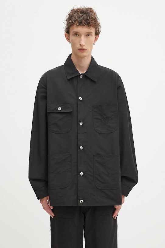 Sky High Farm jacket Nylon chore other black SHF07C002