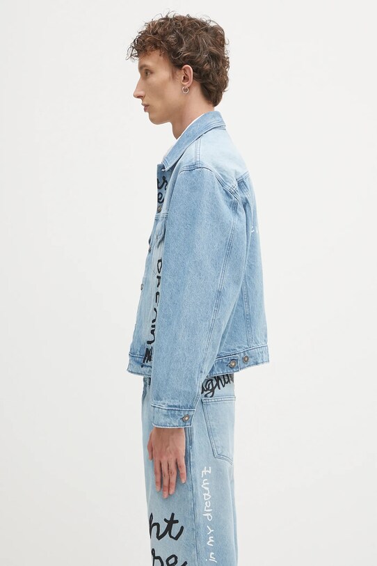 Džínová bunda Sky High Farm Sweet dreams SHF07J003 modrá AW25