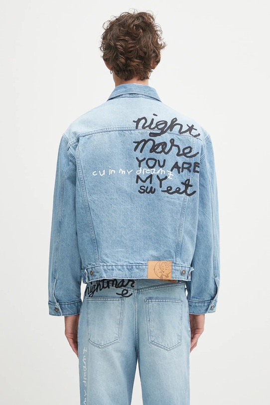 Oblečení Džínová bunda Sky High Farm Sweet dreams SHF07J003 modrá