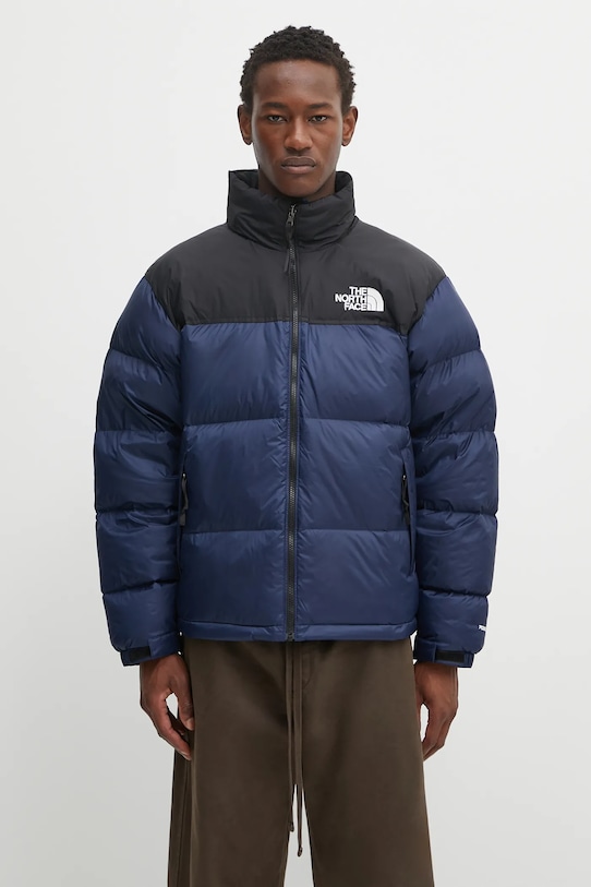 Péřová bunda The North Face 1996 Retro Nuptse péřové námořnická modř NF0A3C8DGOB1