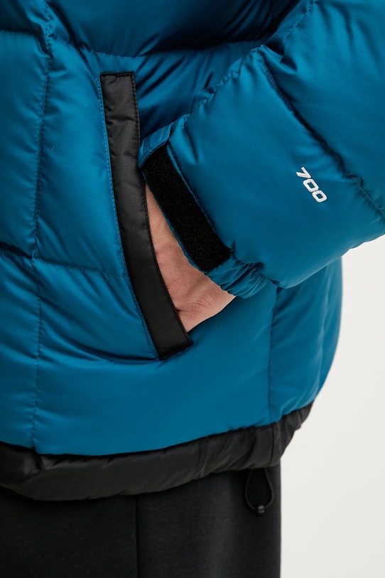 Péřová bunda The North Face Lhotse NF0A3Y23BSI1 modrá