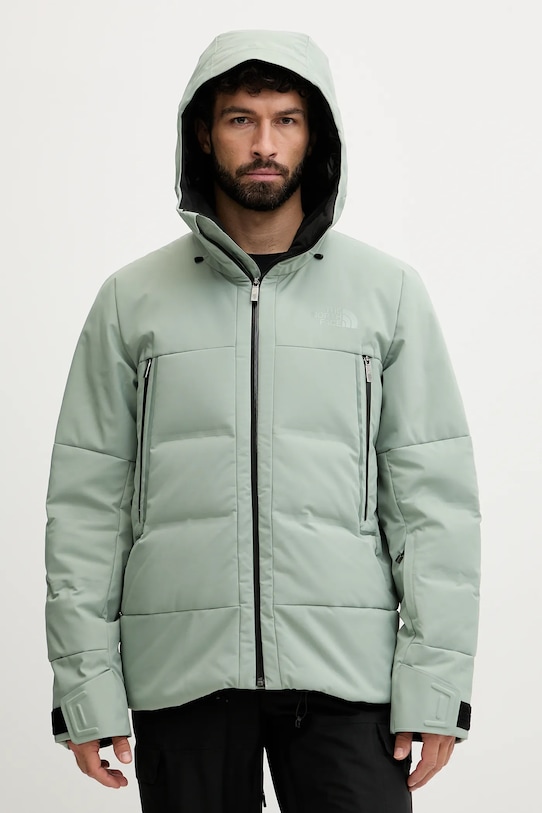 Páperová lyžiarska bunda The North Face Cirque zimný šport zelená NF0A87Y4BQ11