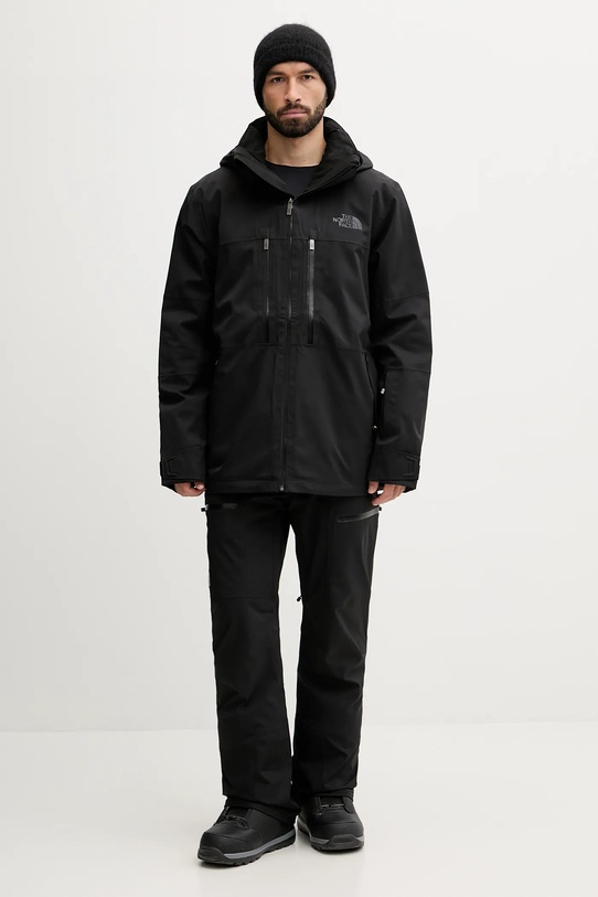 The North Face geacă de schi Chakal NF0A87Y6KX71 negru AW25