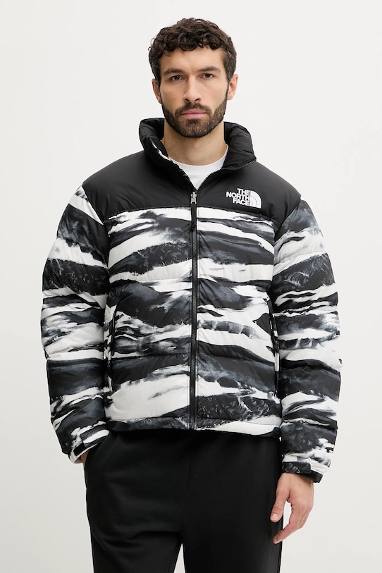 The North Face kurtka puchowa 1996 Retro Nuptse bez kaptura czarny NF0A8D16DJI1