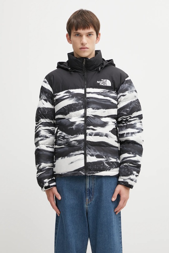 The North Face kurtka puchowa 1996 Retro Nuptse bez kaptura czarny NF0A8D16DJI1