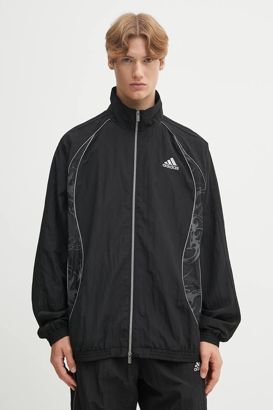 Bunda adidas Originals Adilenium Tg Tt nezateplené čierna KF8519