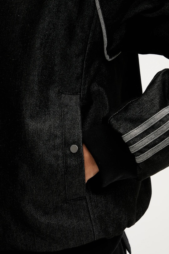adidas Originals jachetă bomber din denim Denim Jkt JY2796 negru