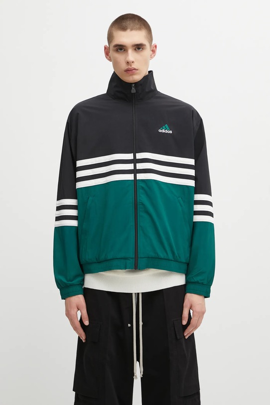 adidas Originals kurtka Arch Tt bez kaptura turkusowy JY2776
