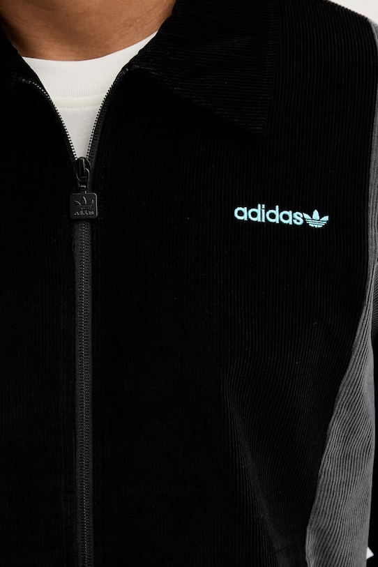 Menčestrová bunda adidas Originals Pro Track Top JX3085 čierna