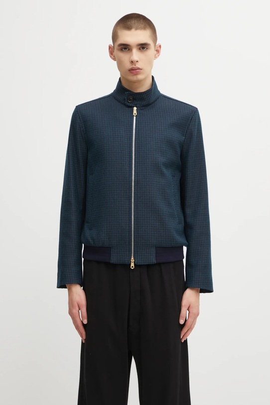 Paul Smith kurtka z dodatkiem wełny bez kaptura granatowy M1R.603Z.T02808