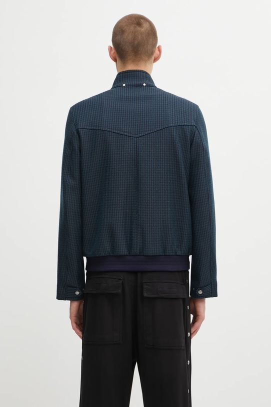 Odzież Paul Smith kurtka z dodatkiem wełny M1R.603Z.T02808 granatowy