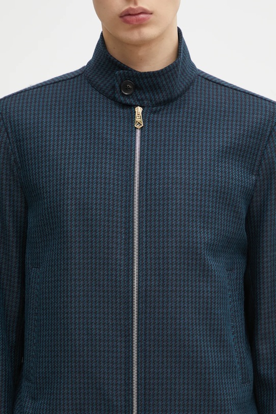 Paul Smith kurtka z dodatkiem wełny granatowy M1R.603Z.T02808