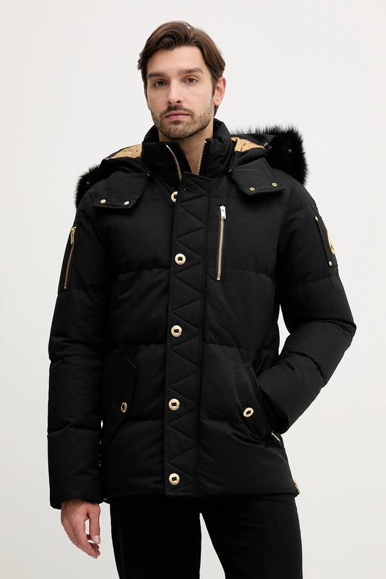 MOOSE KNUCKLES pehelydzseki Gold 3Q pehelytoll fekete M35MJ128GS