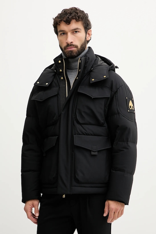 MOOSE KNUCKLES kurtka puchowa DUFROST pozostałe czarny M35MJ204GS