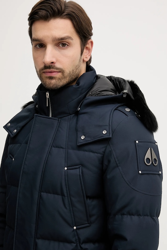 Пухено яке MOOSE KNUCKLES Cloud тъмносин M35MP221S