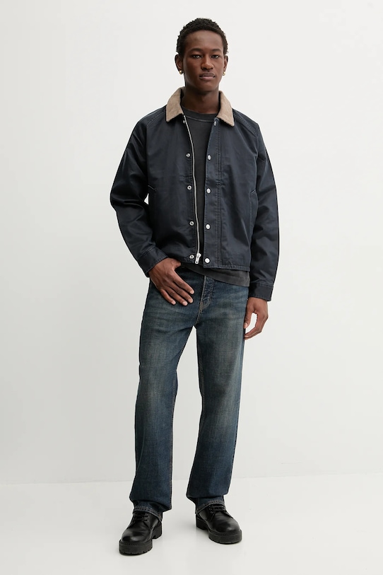 Abercrombie & Fitch kurtka KI132.5090.221 granatowy AW25
