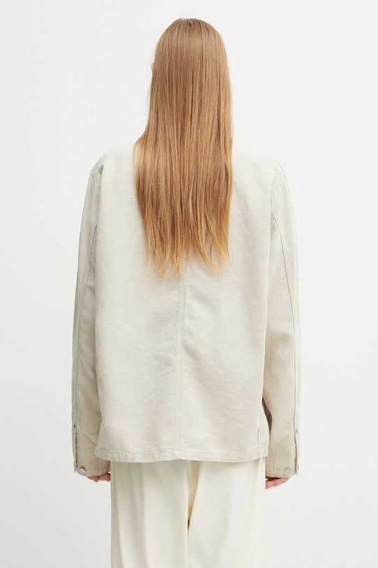 Odjeća Jakna s lanom Carhartt WIP Walter Chore I035552.502 bež