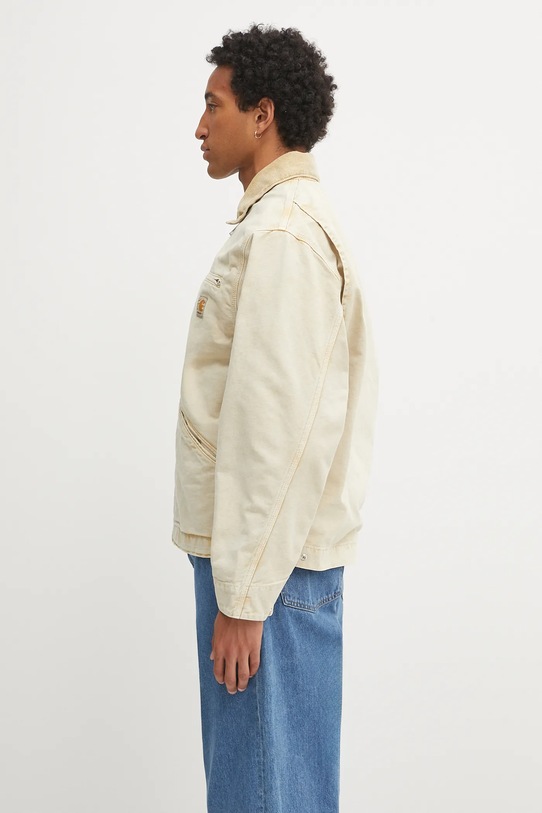 Carhartt WIP jachetă de bumbac OG Detroit I035555.0ME5F bej AW25