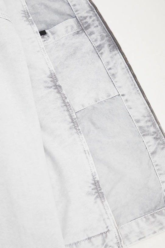 Carhartt WIP cotton jacket OG Detroit I035555.00E5F gray