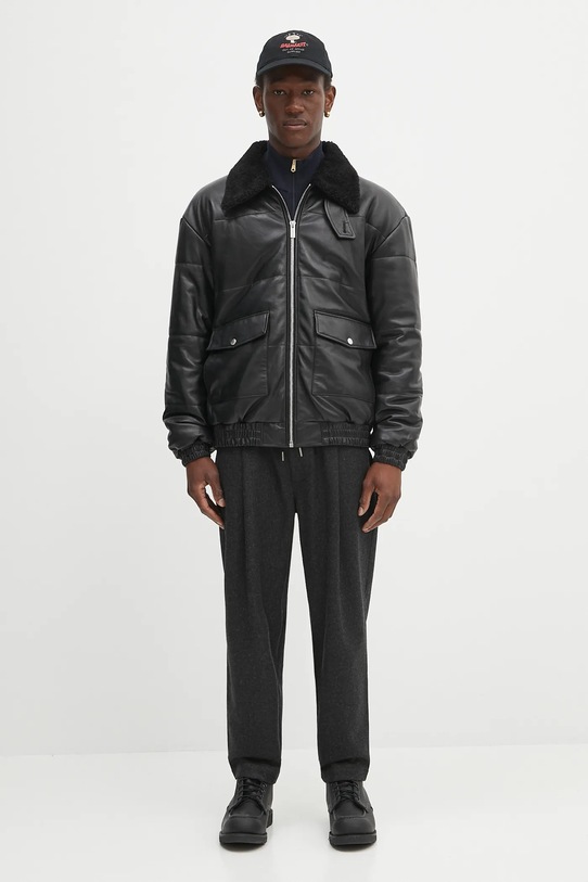 Кожаная куртка Drôle de Monsieur Le Blouson Cuir PERM.CT109.LH001