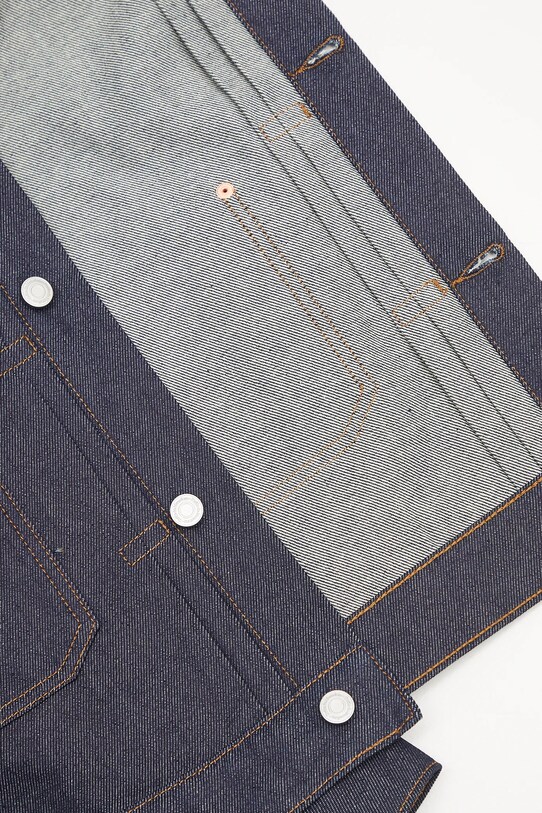 Drôle de Monsieur kurtka jeansowa La Veste Denim Brut H.JT172.CO211
