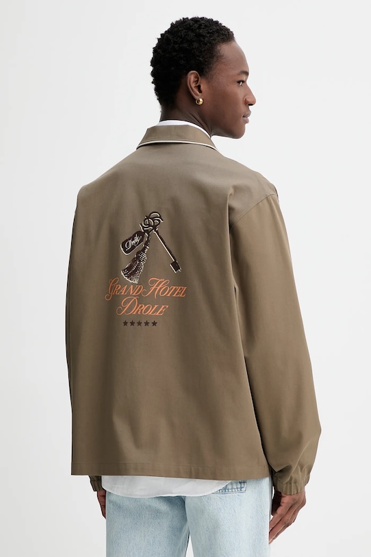 Îmbrăcăminte Drôle de Monsieur geacă La Veste Grand HUtel H.JT235.CO214 bej