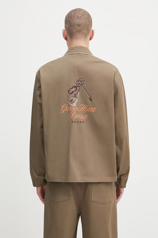 Drôle de Monsieur kurtka La Veste Grand HUtel bez kaptura zielony H.JT235.CO214