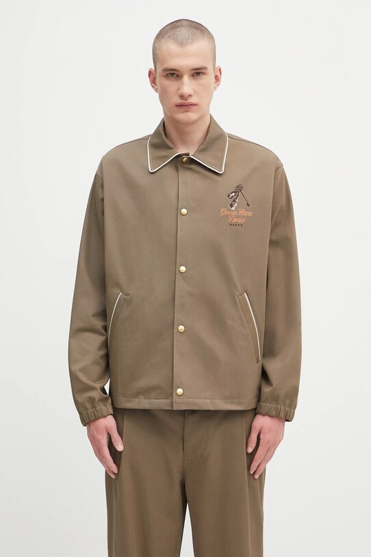 Odzież Drôle de Monsieur kurtka La Veste Grand HUtel H.JT235.CO214 zielony