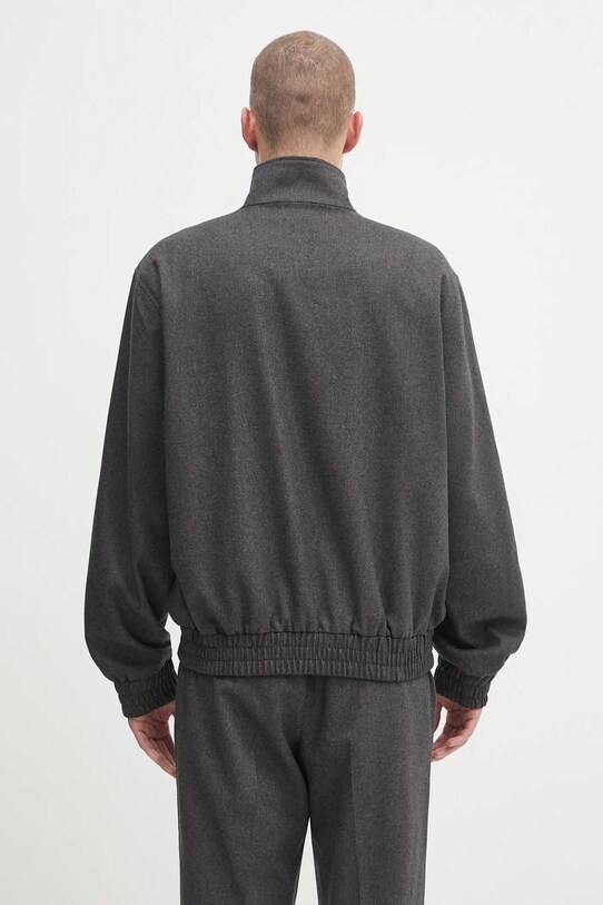 Oblečení Vlněná bunda Drôle de Monsieur La Trackjacket Flanelle H.JT234.WV008 šedá