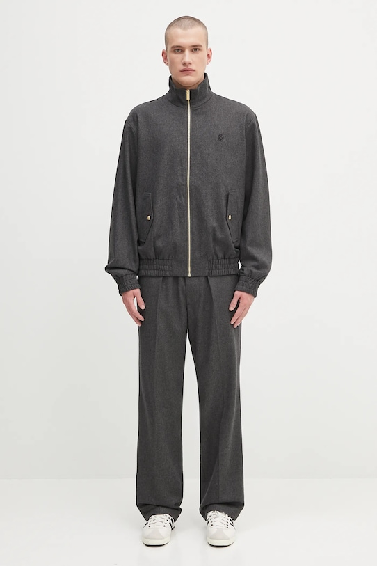 Вовняна куртка Drôle de Monsieur La Trackjacket Flanelle H.JT234.WV008