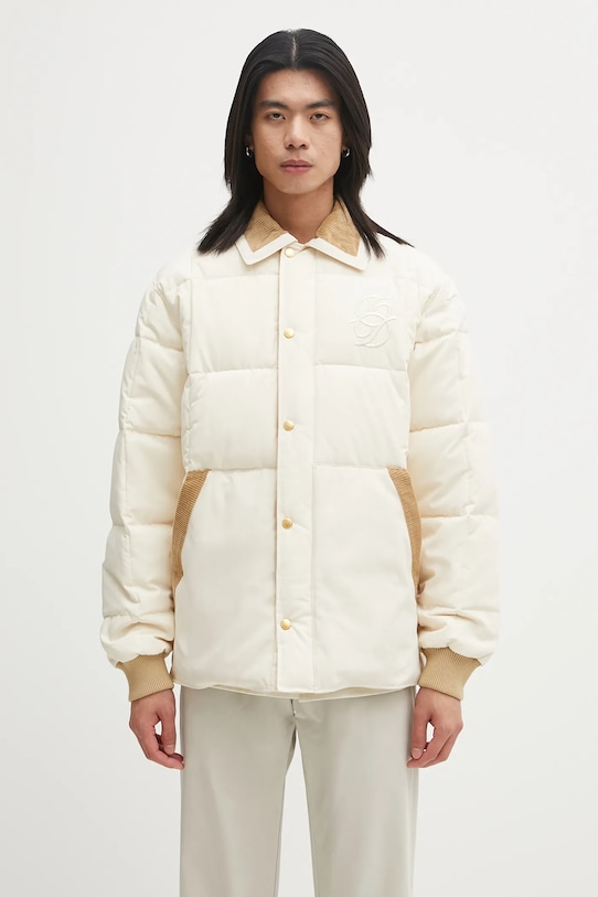 Куртка Drôle de Monsieur La Doudoune MatelassEe без капюшона бежевий I.CT139.PL163