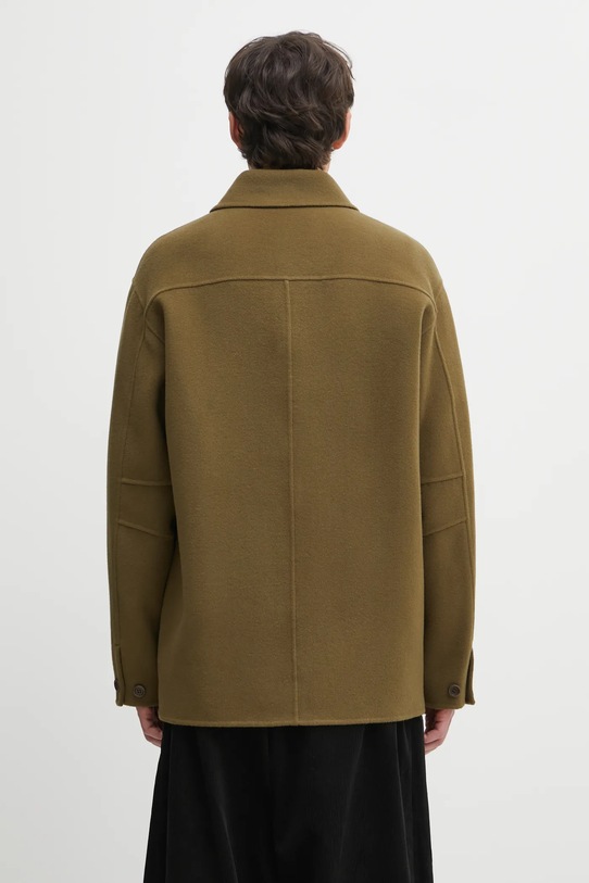 Îmbrăcăminte Drôle de Monsieur haină cu lână La Veste Caban I.JT248.WO042 verde