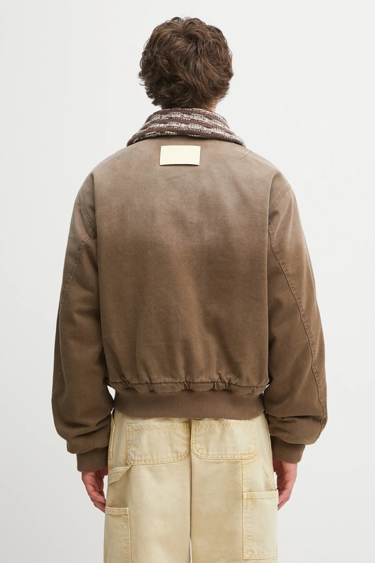 Odzież Axel Arigato kurtka jeansowa Axis A3157002 brązowy