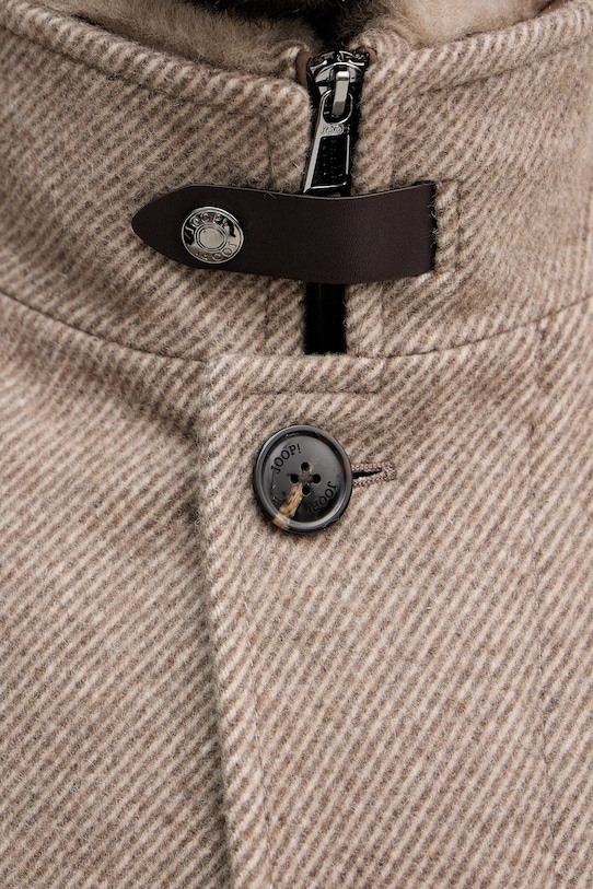 Joop! płaszcz z dodatkiem wełny 30048637 beżowy