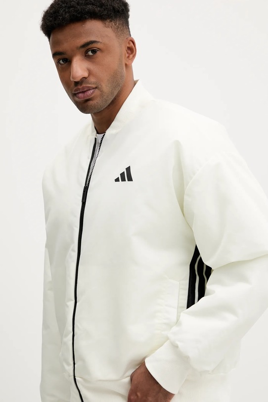 adidas kurtka bomber Stadium beżowy JX5638